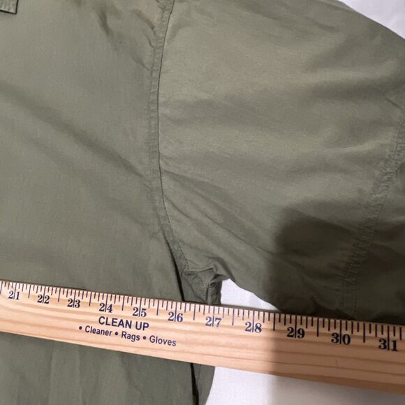 Vintage Mecca Military Style Shirt Men’s Large Tan Paratrooper Skater Rapper Y2K - Picture 4 of 12